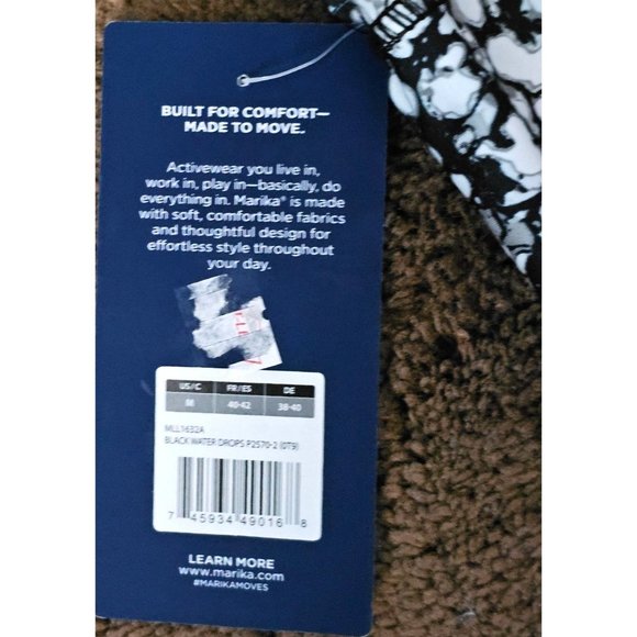 Marika Black & White Workout Leggins 25" (Medium) - Picture 8 of 8